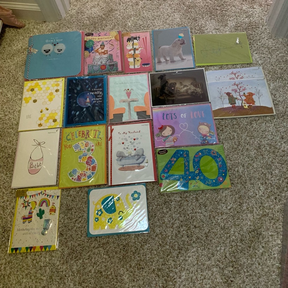 NIP 18 Assorted Papyrus Cards